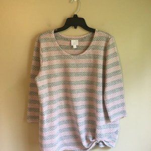 XL striped sweater